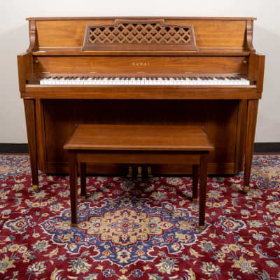 Kawai 701-C Upright Piano | Satin Walnut | SN:K609593 image 2