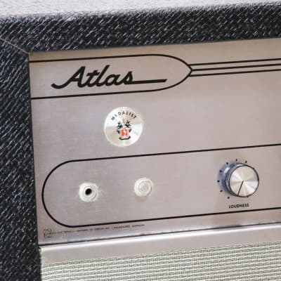 1966 Gibson Atlas Medalist 1 x 15” Tube Combo Amplifier Vintage 2 x 6L6 Power Tubes Super Clean 100% All Original Rare Electric Bass Guitar Amp image 10