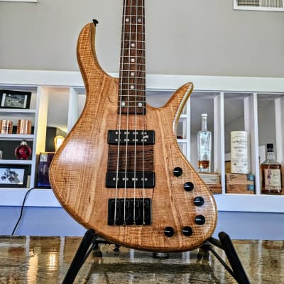 Benavente DCD 4-String: 33" Scale Monster | Flame Top, Aguilar/Ulyate Pickups, Audere Preamp image 2