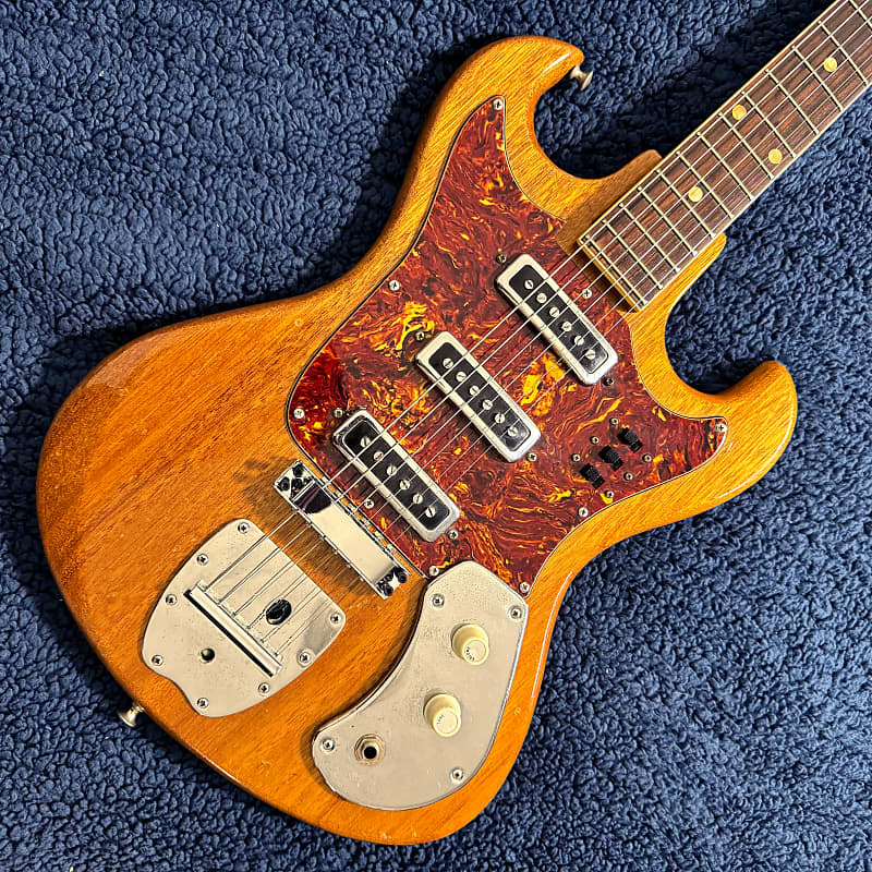 Kingston Kawai SD-30 / S3T "Hound Dog Taylor" Guitar - Bare Wood - 1964 image 1