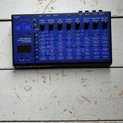 Dave Smith Instruments Evolver Desktop Monophonic Synthesizer 2002 - 2016 - Blue
