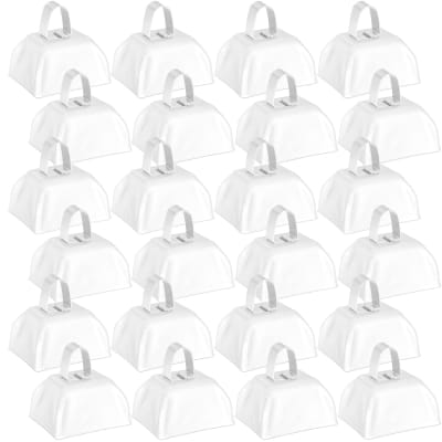 6 Pack Cowbells Bulk Black Cow Bell With Handle Cheering Hand Bells Steel  Noise Maker Loud Cowbell Alarm For Sporting Events Football Games Stadium  School Graduation Parties (9 Inch)
