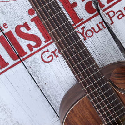 Washburn G-Mini 55 Koa Mini Grand Auditorium Acoustic Guitar with Gig Bag image 11