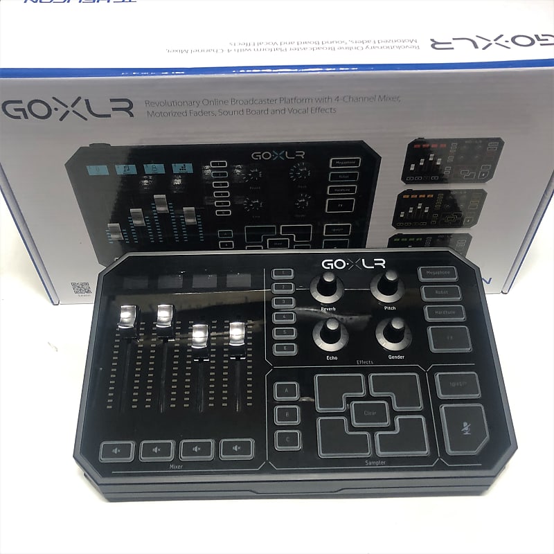 TC Helicon GO XLR 4-channel USB Streaming Mixer with Voice FX and