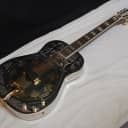 DEAN Resonator Chrome Gold Round-Neck acoustic electric slide GUITAR -Brass Body
