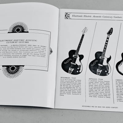 Vox Musical Instruments Catalog 1968 | Reverb