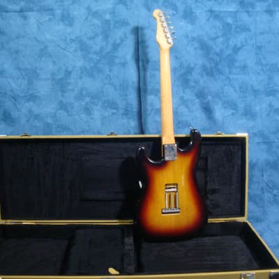 WR Custom Strat Korina Wood Guitar 3 Color Sunburst 2014 image 9