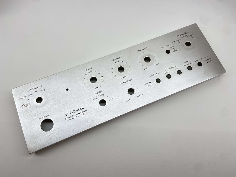 Pioneer SA-700 Stereo Amplifier - Face Plate  			