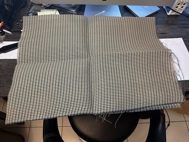 Vintage NOS Fender Grill Cloth (1970's) 35"x24" Reverb