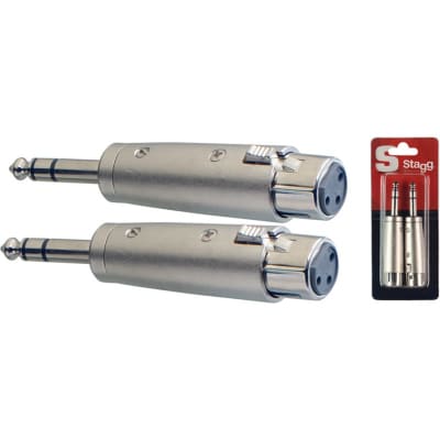 Stagg AC-XFPMSH Female XLR to Jack Adapter for sale