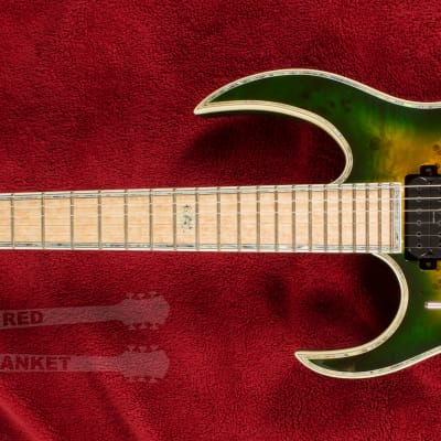 B.C. Rich Shredzilla Z6 Prophecy Exotic Archtop with Floyd Rose Left Handed Reptile Eye image 2