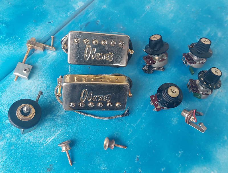 Vintage 1975 Ibanez Artist 2616 humbucker pickups + pots +