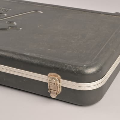 1977 1978 1979 1980 1981 Vintage Fender Stratocaster Telecaster Molded Plastic Guitar Black CASE USA 1970s image 6