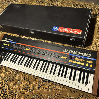 Roland Juno-60 Polyphonic Synthesizer w/ Original Case (Just Serviced)