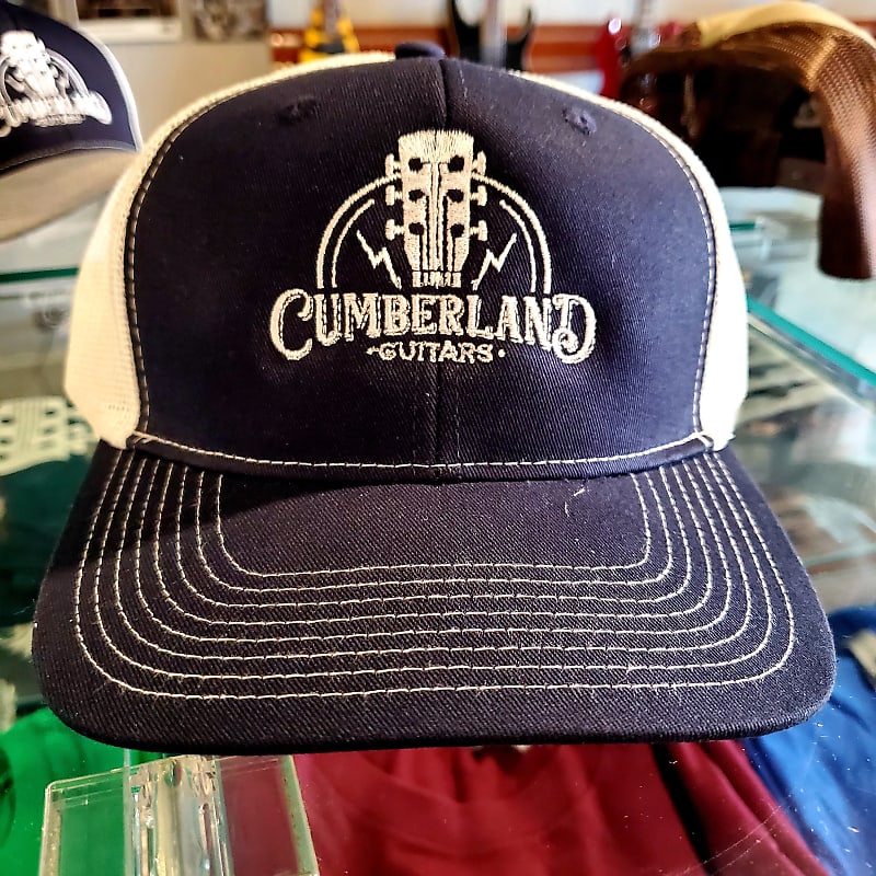 Cumberland Guitars Trucker Hat - Navy Blue / White image 1