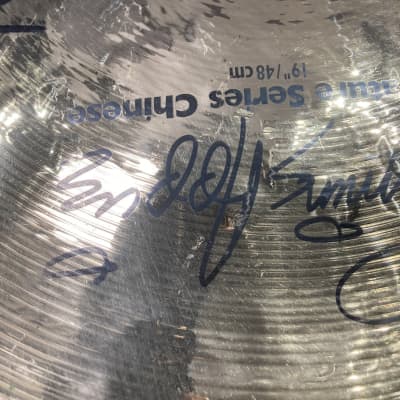 Sabian Carmine Appice's 19" Carmine Appice Signature Chinese Cymbal A, Autographed! (#15) image 16
