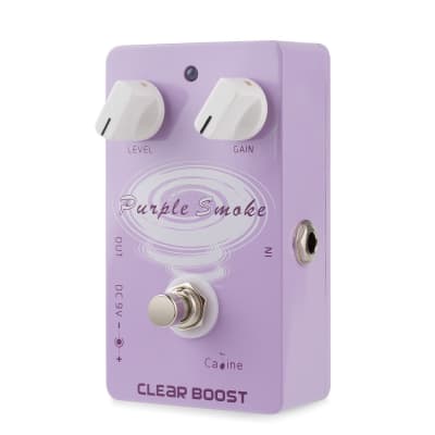 Caline CP-22 Purple Smoke Clear Boost Effect Pedal True Bypass image 2