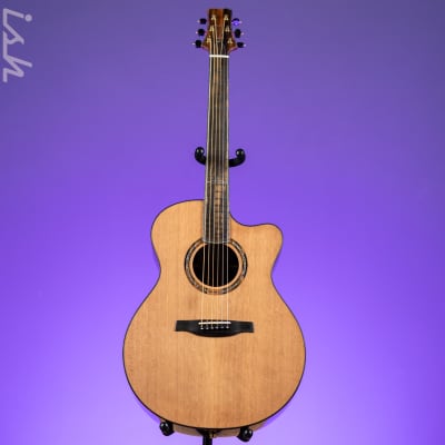 PRS Private Stock Angelus Cutaway Cedar Top Exotic Ebony Back Acoustic Guitar image 3