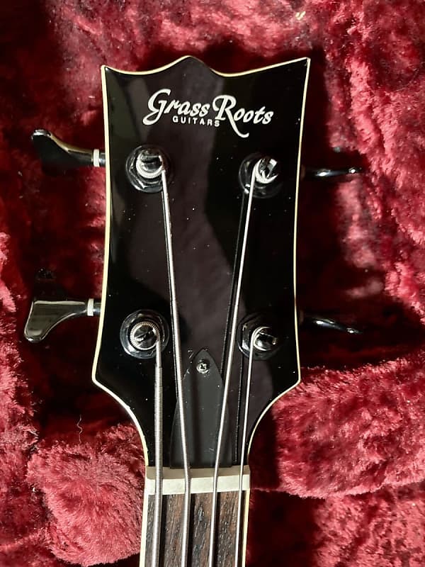 ベース GrassRoots G-VP-46B VIPER BASS Used Grass Roots G-VP-46B Viper Black Electric Bass Guitar Black