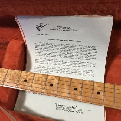 1992 Fender Custom Shop  #19 Limited Edition Bill Carson Stratocaster image 7