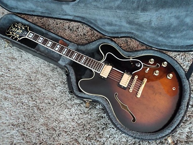 1983 Epiphone Sheraton AS Antique Sunburst MIJ Japan Matsumoku Pre