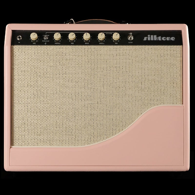 Silktone 12w KT66 Hand Wired Combo Amp Shell Pink Reverb