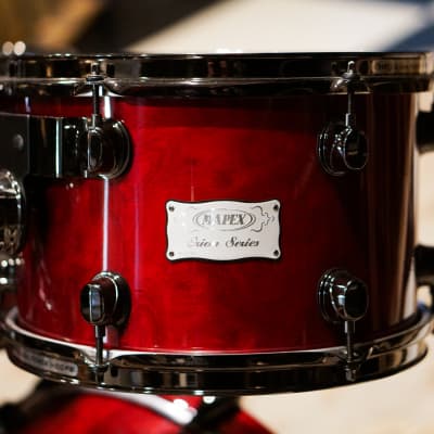 Mapex 12/13/14/16/18" Orion Series Drum Set - Transparent Cherry Red - Ralph Peterson image 4