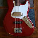 Fender Jazz J bass MIM fretless 2000 red