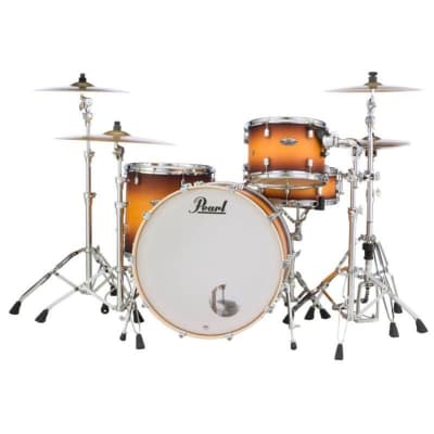 Pearl Decade Maple 3 pc. Drum Set Classic Satin Amburst image 2