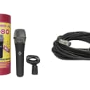 New TELEFUNKEN Elektroakustik M80 Dynamic Live Stage Vocal Microphone STANDARD + FREE XLR Mic Cable!