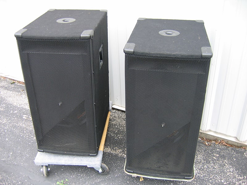 ElectroVoice Eliminator Sub woofer PAIR with padded covers Reverb