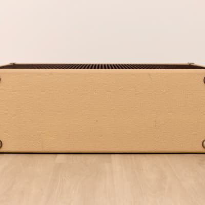 Zack Engineering Vibroworld 2x12 USA-Made Custom Speaker Cabinet, Blonde & Oxblood w/ Jensen Speakers image 6