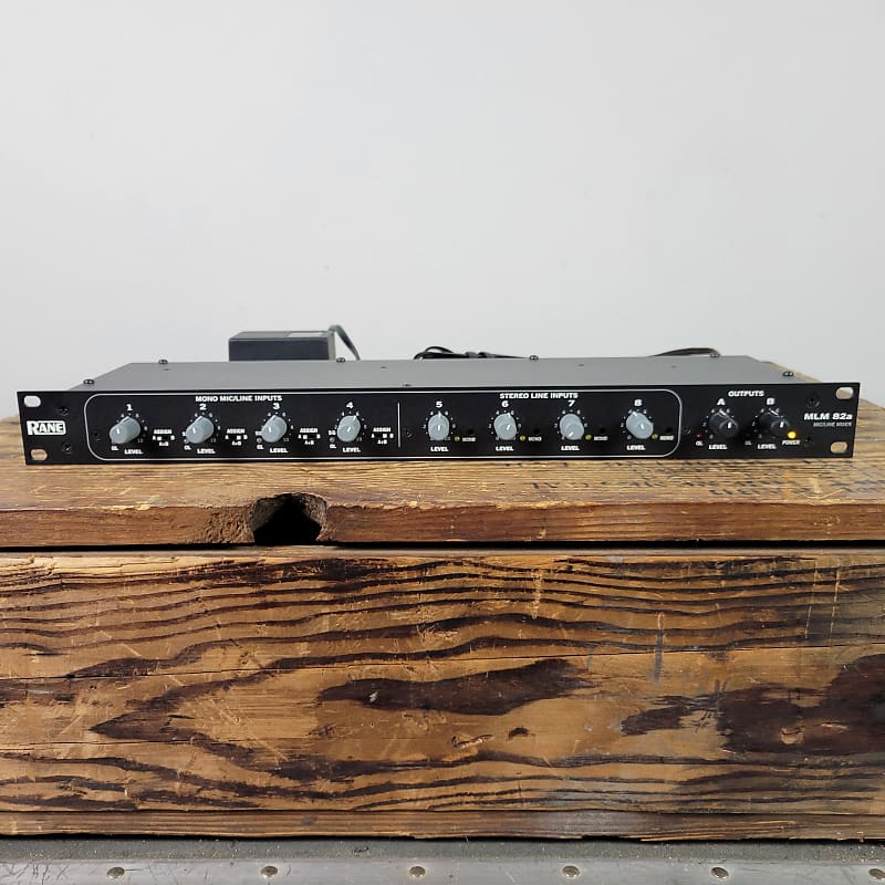 Rane MLM 82a Mic/Line Mixer With Power Supply Reverb