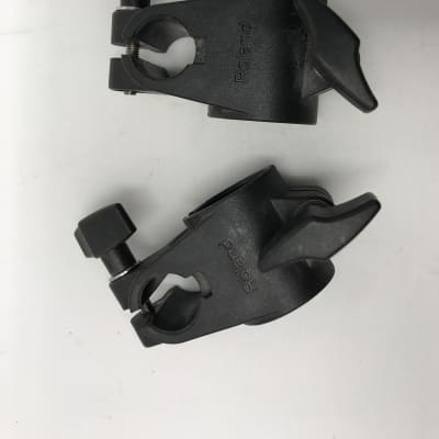Pair of Roland Rack Clamp Mount Bracket Black TD-4 Electronic Drum Part