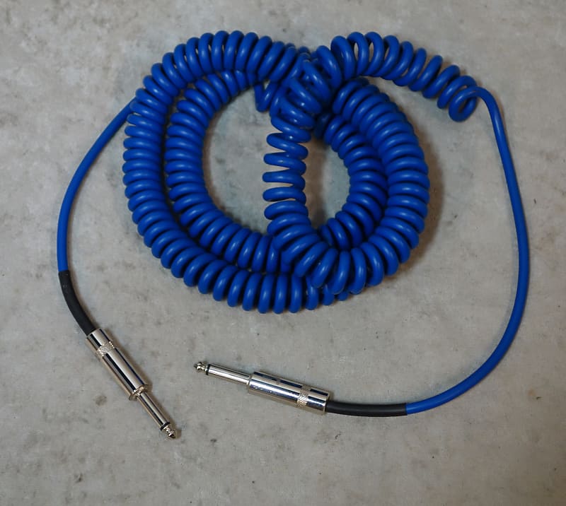 D'Addario Coil 8' instrument cable in blue image 1