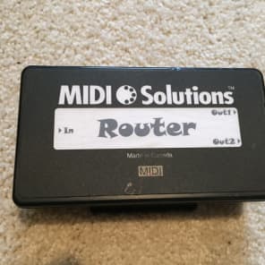 MIDI Solutions Router program/control modifier image 1