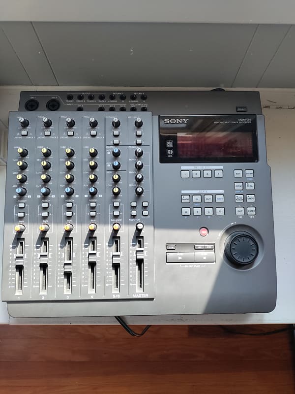 Sony MDMX4 Minidisc Multitrack Recorder Reverb
