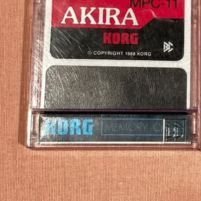 KORG ROM CARD MPC-11 AKIRA M1 M1R T3 T2 T1 MEMORY CARD ROM 1988