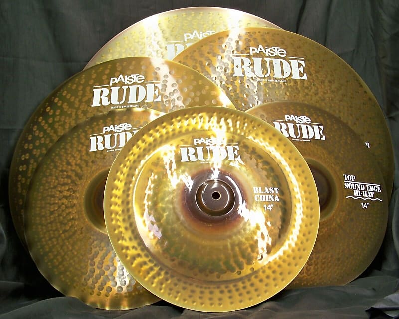 Paiste RUDE MODERN "EXTENDED" 6 Piece Cymbal Set/New/Model Reverb
