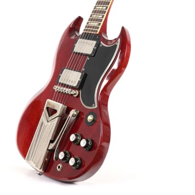 Vintage 1961 Gibson Les Paul Standard SG Cherry Red Electric Guitar w/ OHSC & PAFs image 10