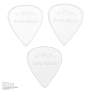 V-Picks Switchblade Ghost Rim Guitar Pick (3) image 2
