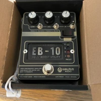 Walrus Audio EB-10 Preamp/EQ/Boost 2020 - Matte Black for sale