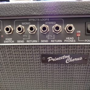 Fender Princeton Chorus Red Knob 2x10 Combo Amp w/ footswitch image 2