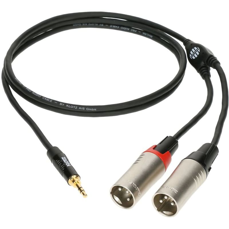 Klotz KY9-180 Y-Cable XLR male 1,8m - Insert Cable