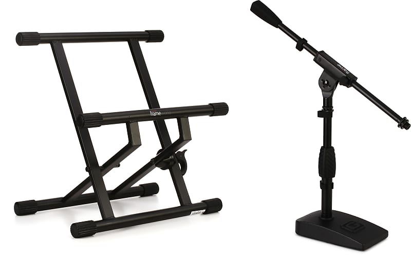 Gator Frameworks GFWGTRAMP Combo Amp Stand Bundle with Reverb