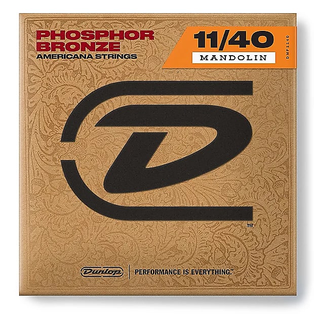 Dunlop DMP1140 Phosphor Bronze Mandolin Strings - Medium (11-40) image 1