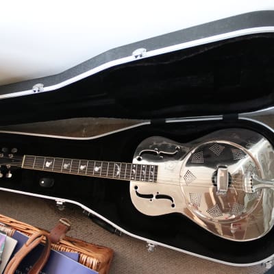 Supro Resonator 1990s - Silver Engraved image 11