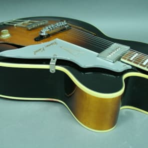 Kay  Barney Kessel "Artist" Model K6701 Sunburst Hollowbody Electric Guitar 1957 Sunburst image 6
