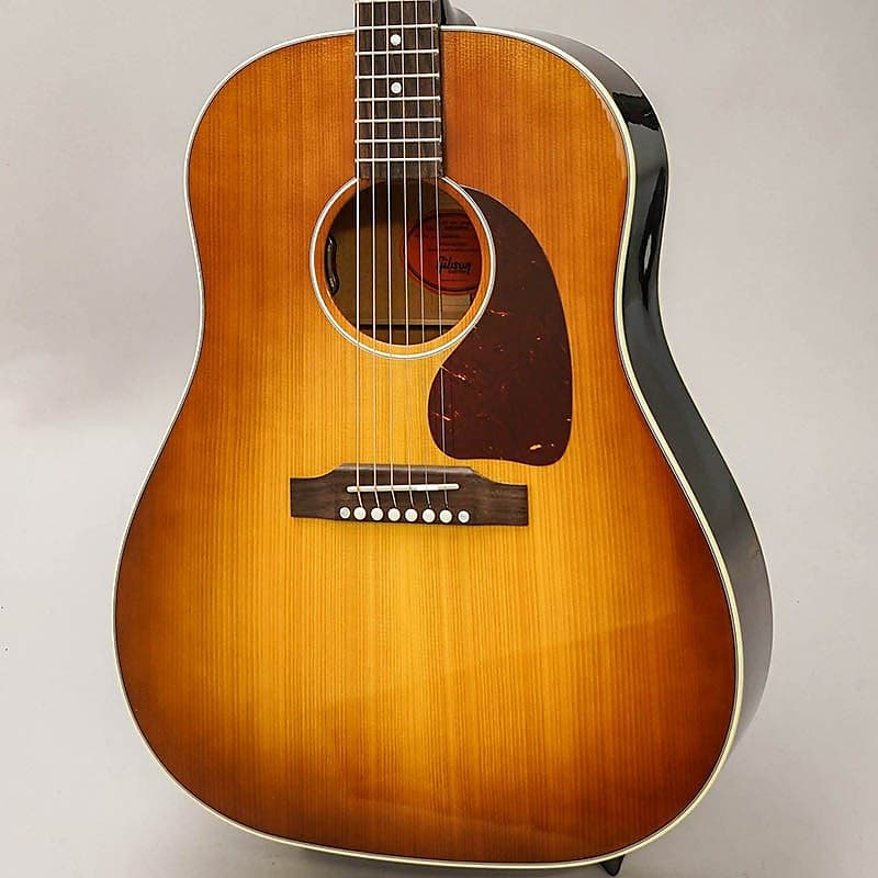 Gibson J-45 Standard Red Spruce (Honey Burst) | Reverb