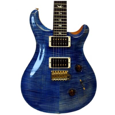 PRS CUSTOM 24 FADED BLUE JEAN 10 TOP  w/ Case, Polish Cloth, Cable, Stand and Tuner image 7